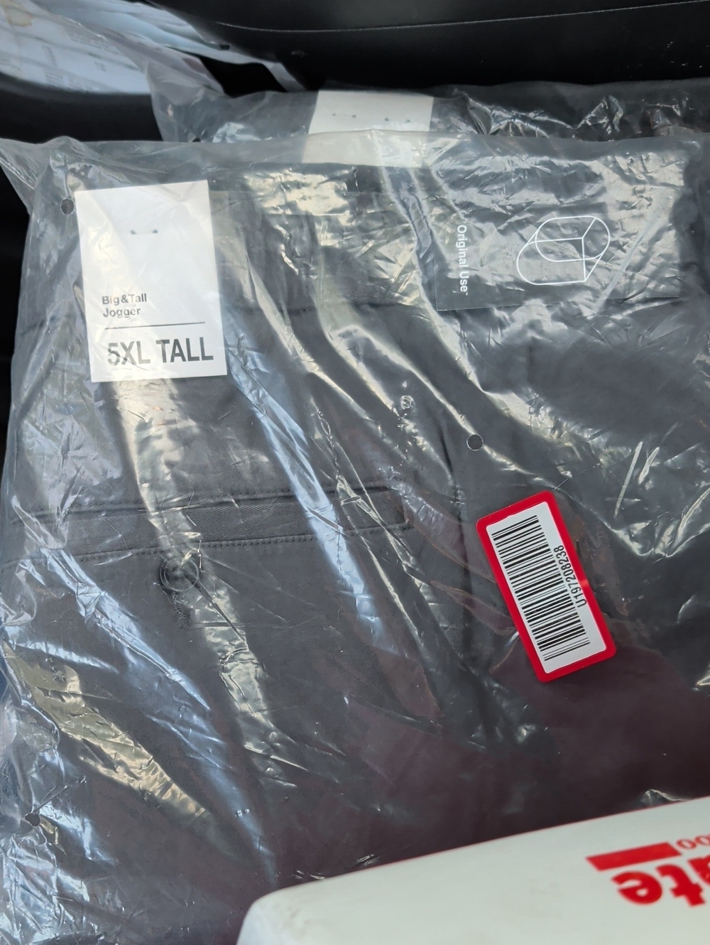 2 Pairs Original Use Men's Joggers Gray, Brand New/NWT MSRP $25 Ea 5XL And 5XLT
